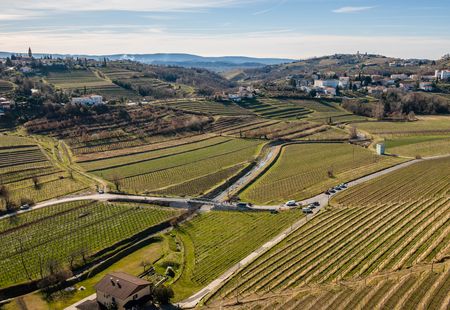 Slavnostna predaja namenu montažnega mostu med vasema Snežeče in Vedrijan