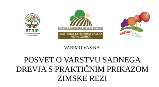 Vabilo na Posvet o varstvu sadnega drevja s praktičnim prikazom zimske rezi