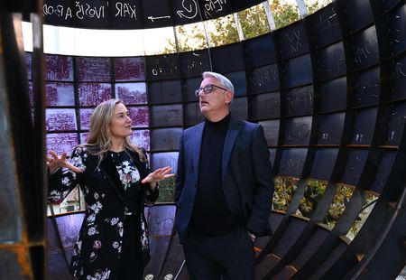 delovno srečanje gospodarskega ministra Matjaža Hana in župana Občine Brda Franca Mužiča